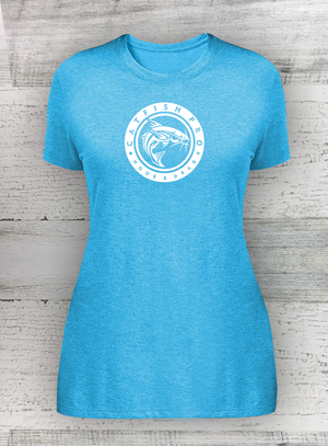 WOMEN’S PERFECT TRI ® TEE - CIRCLE SERIES - Walleye Catfish Crappie Bass